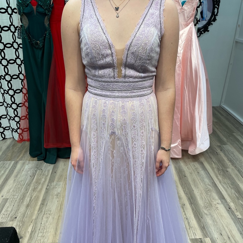 Gorgeous Alisha Hill lilac prom dress